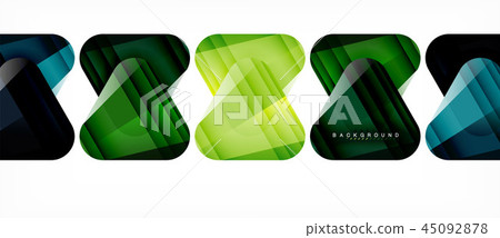 Geometric abstract background, triangles 45092878