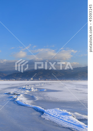 Lake Suwa _ Early morning God walk Lake Suwa _ Early morning God walk 45093145