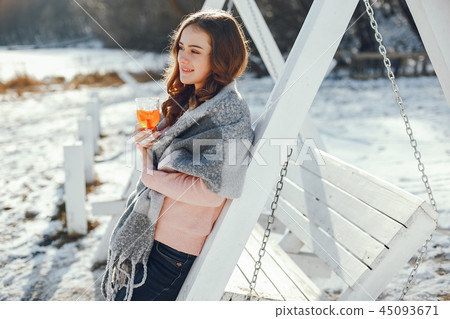 girl in winter 45093671