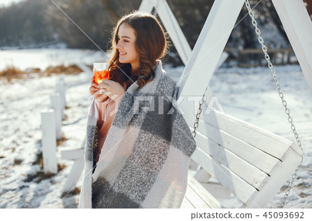 girl in winter 45093692