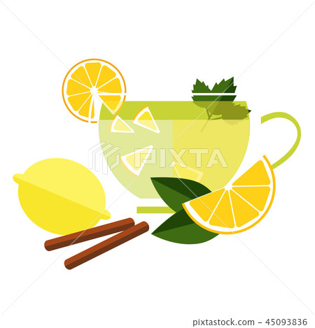 Cup of Tea with Lemon 45093836