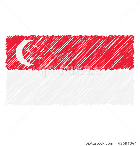 National Flag Sketch Images - Amalina