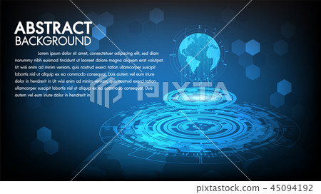 Abstract technology background Hi-tech  45094192