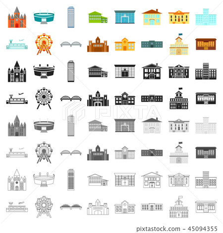 Building repair cartoon icons in set collection for design.Building material and tools vector symbol