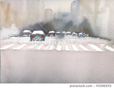 Road Landscape material 45096859