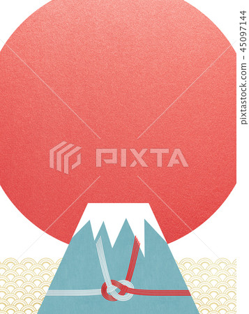 Sum-Background-Mt.Fuji-日出 - 日式 - 日式 - 新年 - 新年 -  Mizuhiki 45097144