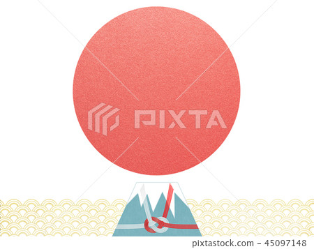 Sum-Background-Mt.Fuji-日出 - 日式 - 日式 - 新年 - 新年 -  Mizuhiki 45097148