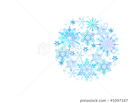 Snow flower also frame Snow flower also frame 45097387