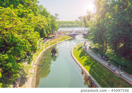 Gomel city park from above Gomel city park from above 45097598