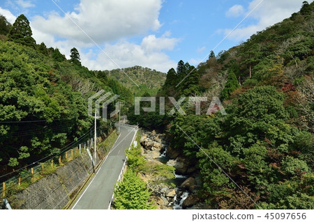 Fukuchiyama市大江鎮的Shindoiko橋的絕佳景色 Fukuchiyama市大江鎮的Shindoiko橋的絕佳景色 45097656