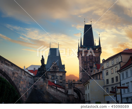 Tower on bridge 45098089