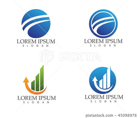 Business finance logo and symbols Business finance logo and symbols 45098978