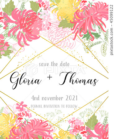 Greeting card for the wedding day 45099122