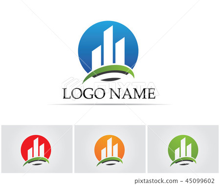 finance logo and symbols vector concept illustrati 45099602