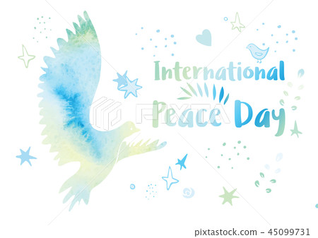 Holiday greetings illustration International Peace Day Holiday greetings illustration International Peace Day 45099731