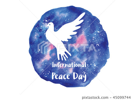 Holiday greetings illustration International Peace Day Holiday greetings illustration International Peace Day 45099744