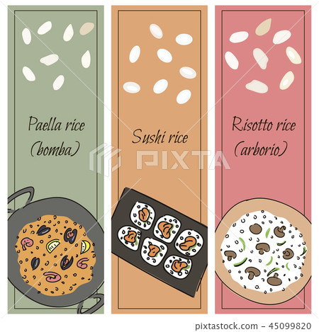 set rice for different dishes set rice for different dishes 45099820