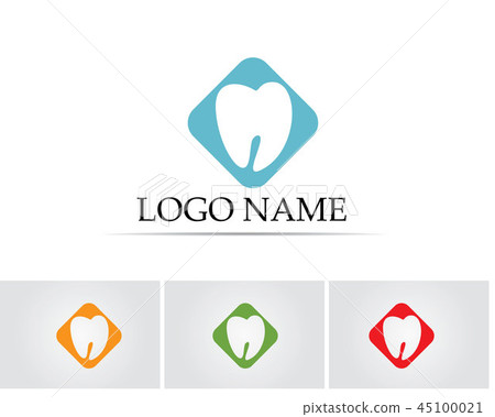 Dental care logo and symbols template icons app Dental care logo and symbols template icons app 45100021
