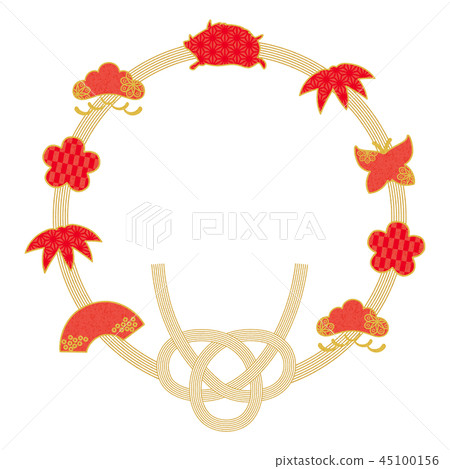 New Year material-frame 45100156