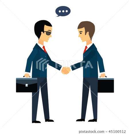 Deal, two businessmen shaking hands Deal, two businessmen shaking hands 45100512