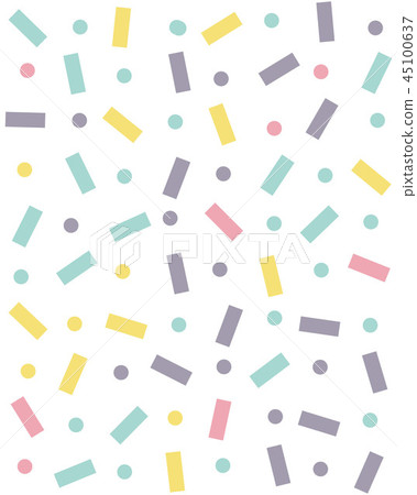 Seamless pattern with confetti - Stock Illustration [45100637] - PIXTA