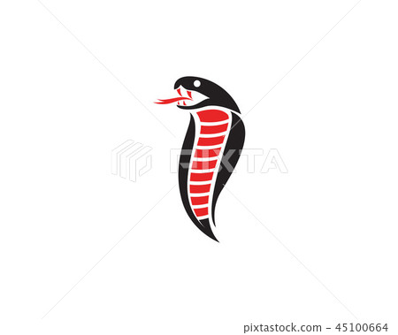 viper snake logo design element.  45100664