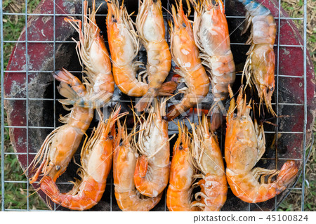 grilled shrimp on the burner grilled shrimp on the burner 45100824
