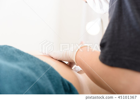 脫毛打蠟脫毛精緻區域治療形象 45101367