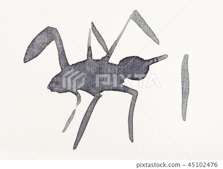 sketch of spider drawn by black watercolors sketch of spider drawn by black watercolors 45102476