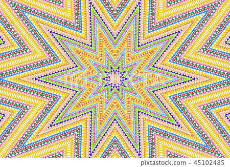 Abstract colorful triangles pattern 45102485