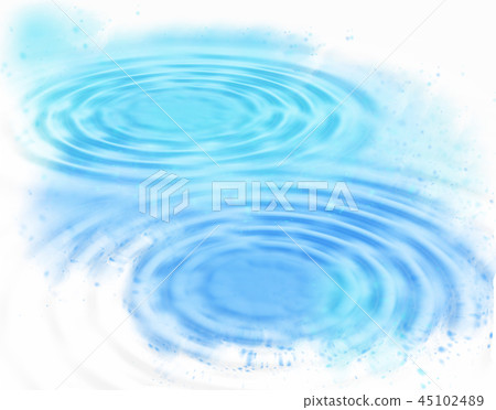 Abstract blue water ripples background 45102489
