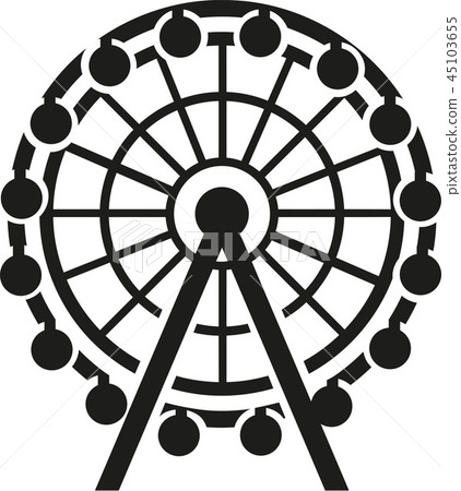 Ferris wheel icon 45103655