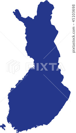 Finland map with aland 45103698