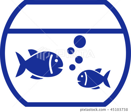 Fishbowl with fish 45103738