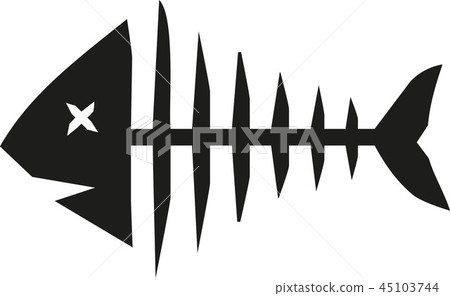 Fish skeleton Fish skeleton 45103744