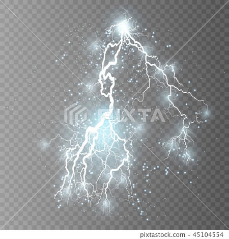 Vector illustration. Transparent light effect 45104554