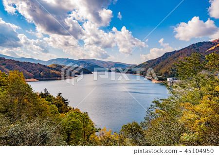 Autumn scenery from Arimineko observation deck 45104950