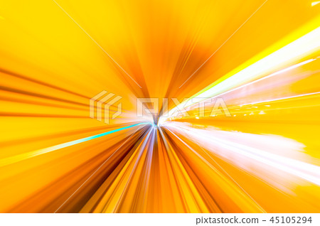Speed motion in urban highway road tunnel 45105294