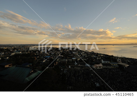 Tateyama Bay Sunset View Tateyama City, Chiba Prefecture Kagogaura South Boso Tateyama Bay Sunset View Tateyama City, Chiba Prefecture Kagogaura South Boso 45110465