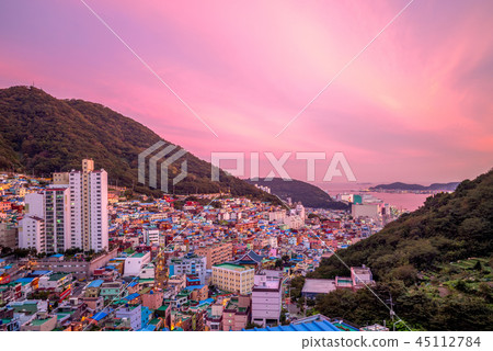 Famous attraction Gamcheon Culture Village, Korea 45112784