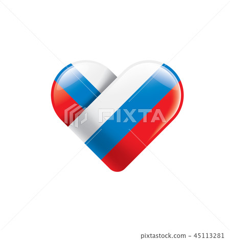 Russia flag, vector illustration on a white background Russia flag, vector illustration on a white background 45113281