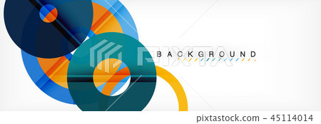 Geomtric modern backgrounds, rings abstract template Geomtric modern backgrounds, rings abstract template 45114014