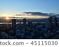 Night view of Osaka Umeda (sunset) 45115030