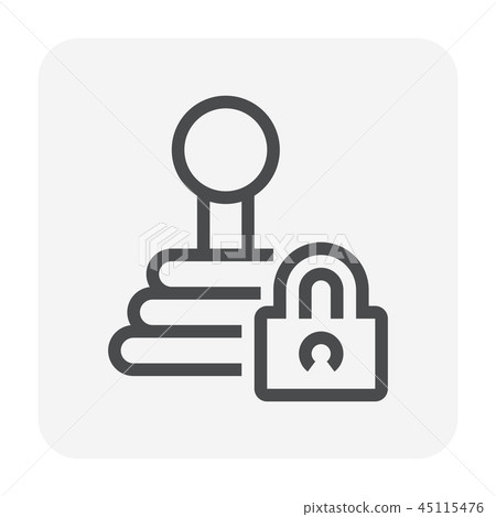 car security icon 45115476