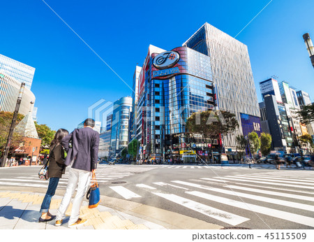 東京銀座壽光橋交叉口 東京銀座壽光橋交叉口 45115509