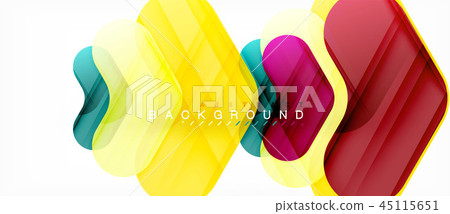 Colorful glossy arrows abstract background Colorful glossy arrows abstract background 45115651