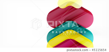 Colorful glossy arrows abstract background Colorful glossy arrows abstract background 45115654