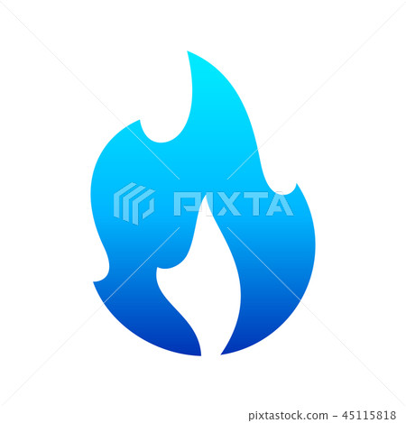 Fire flames, new blue icon for you Fire flames, new blue icon for you 45115818