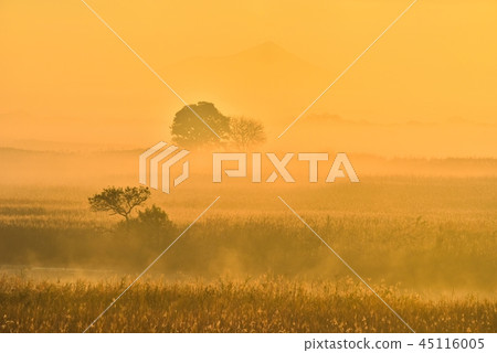 Asaken朦朧的Watarose水上公園和Mt. Tsukuba 45116005