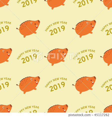 新年前夕例證無縫的樣式 新年前夕例證無縫的樣式 45117262
